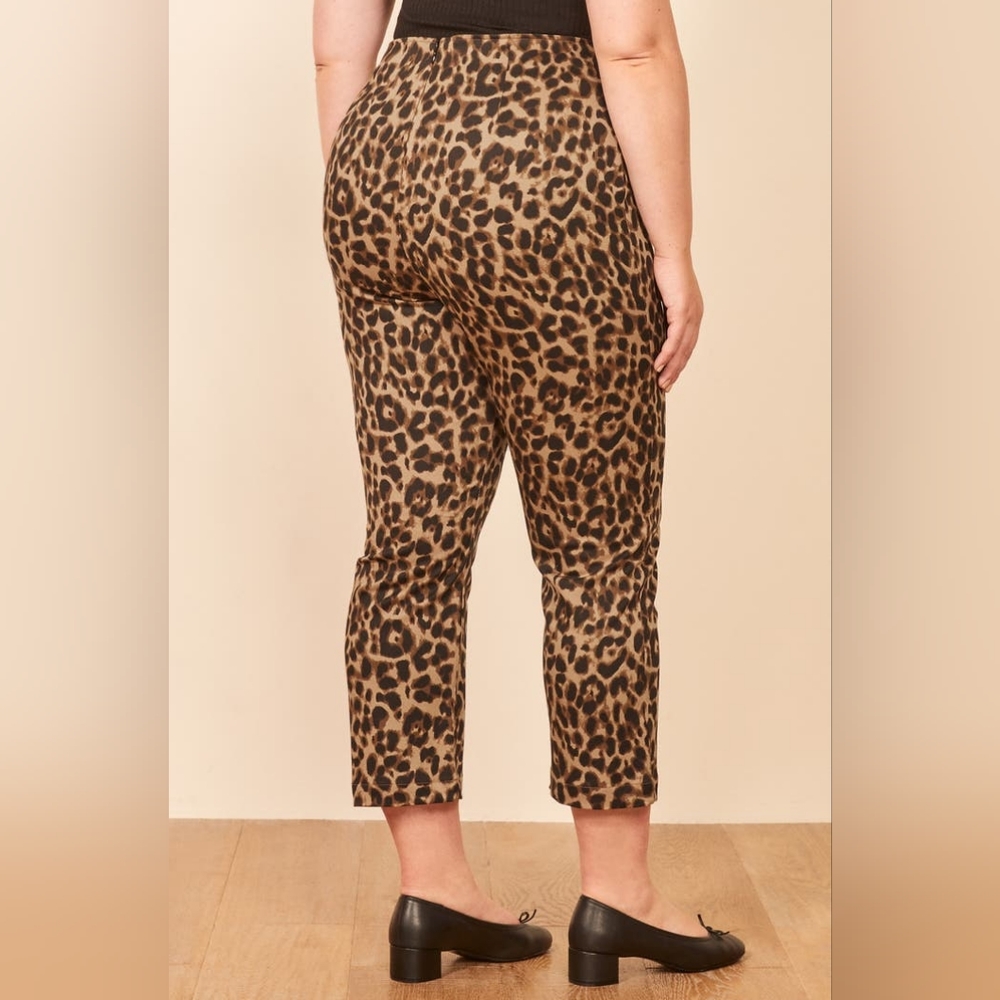 Reformation Leopard Print Pants